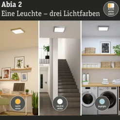 LED-paneeli Paulmann Abia 2 White Select hämäräohjatulla liiketunnistimella (HF) 170x170mm 9.5W 1100lm 2700-4000K, musta
