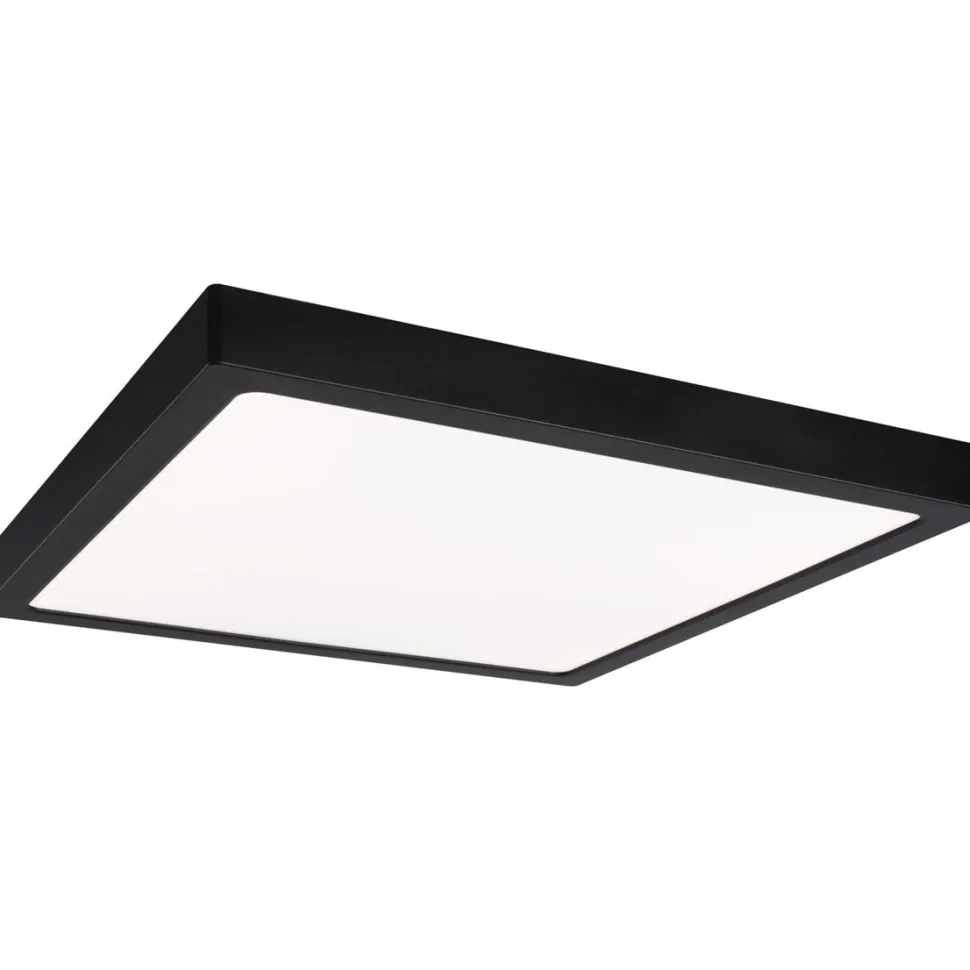LED-paneeli Paulmann Abia 2 White Select hämäräohjatulla liiketunnistimella (HF) 170x170mm 9.5W 1100lm 2700-4000K, musta