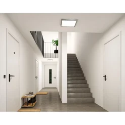 LED-paneeli Paulmann Abia 2 White Select hämäräohjatulla liiketunnistimella (HF) 170x170mm 9.5W 1100lm 2700-4000K, musta