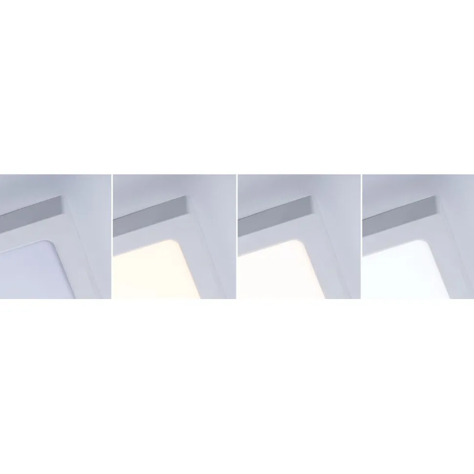 LED-paneeli Paulmann Abia 2 White Select hämäräohjatulla liiketunnistimella (HF) 170x170mm 9.5W 1100lm 2700-4000K, musta