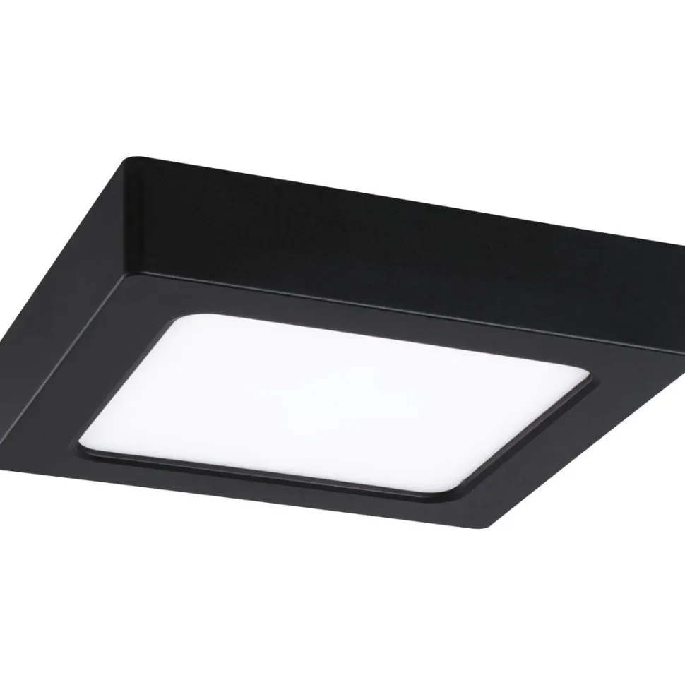 LED-paneeli Paulmann Abia 2 White Select hämäräohjatulla liiketunnistimella (HF) 170x170mm 9.5W 1100lm 2700-4000K, musta