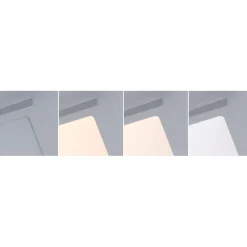 LED-paneeli Paulmann Abia 2 White Select hämäräohjatulla liiketunnistimella (HF) 170x170mm 9.5W 1100lm 2700-4000K, musta