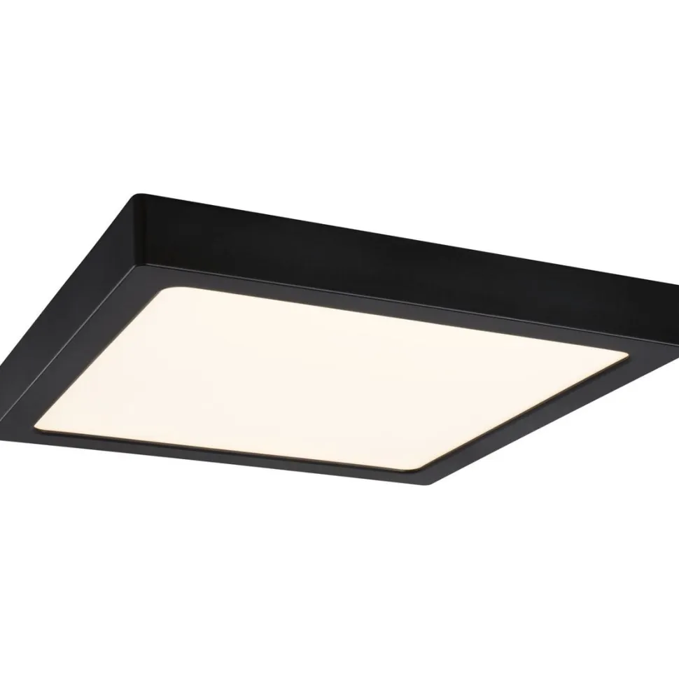 LED-paneeli Paulmann Abia 2 White Select hämäräohjatulla liiketunnistimella (HF) 170x170mm 9.5W 1100lm 2700-4000K, musta