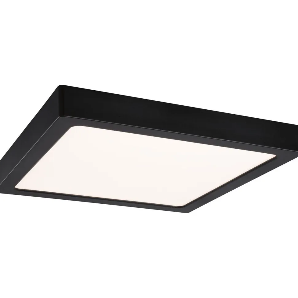 LED-paneeli Paulmann Abia 2 White Select hämäräohjatulla liiketunnistimella (HF) 170x170mm 9.5W 1100lm 2700-4000K, musta