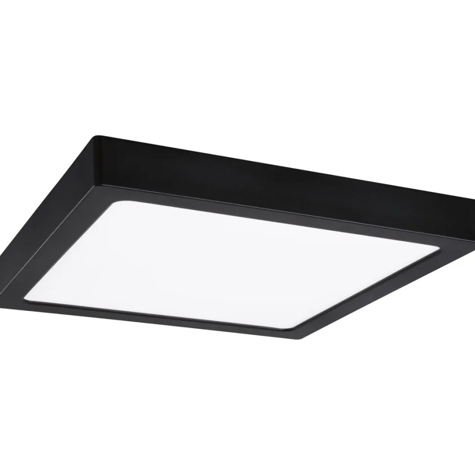 LED-paneeli Paulmann Abia 2 White Select hämäräohjatulla liiketunnistimella (HF) 170x170mm 9.5W 1100lm 2700-4000K, musta