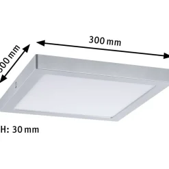 LED-paneeli Paulmann Abia, 30x30cm, 22W, 4000K, valkoinen