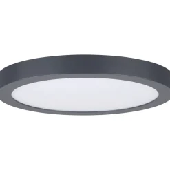 LED-paneeli Paulmann Abia, Ø30cm, 22W, 2700K, tummanharmaa