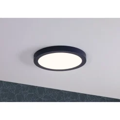 LED-paneeli Paulmann Abia, Ø30cm, 22W, 2700K, tummanharmaa