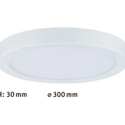 LED-paneeli Paulmann Abia, Ø30cm, 22W, 4000K, valkoinen
