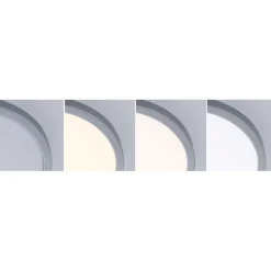 LED-paneeli Paulmann Abia 2 White Select hämäräohjatulla liiketunnistimella (HF) Ø170mm 9.5W 1100lm 2700-4000K, mattakromi