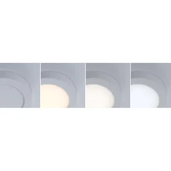 LED-paneeli Paulmann Abia 2 White Select hämäräohjatulla liiketunnistimella (HF) Ø170mm 9.5W 1100lm 2700-4000K, mattakromi