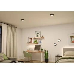 LED-paneeli Paulmann Abia 2 White Select hämäräohjatulla liiketunnistimella (HF) Ø170mm 9.5W 1100lm 2700-4000K, mattakromi