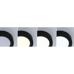 LED-paneeli Paulmann Abia 2 White Select hämäräohjatulla liiketunnistimella (HF) Ø170mm 9.5W 1100lm 2700-4000K, mattakromi