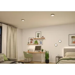 LED-paneeli Paulmann Abia 2 White Select hämäräohjatulla liiketunnistimella (HF) Ø170mm 9.5W 1100lm 2700-4000K, mattakromi