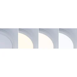 LED-paneeli Paulmann Abia 2 White Select hämäräohjatulla liiketunnistimella (HF) Ø170mm 9.5W 1100lm 2700-4000K, mattakromi
