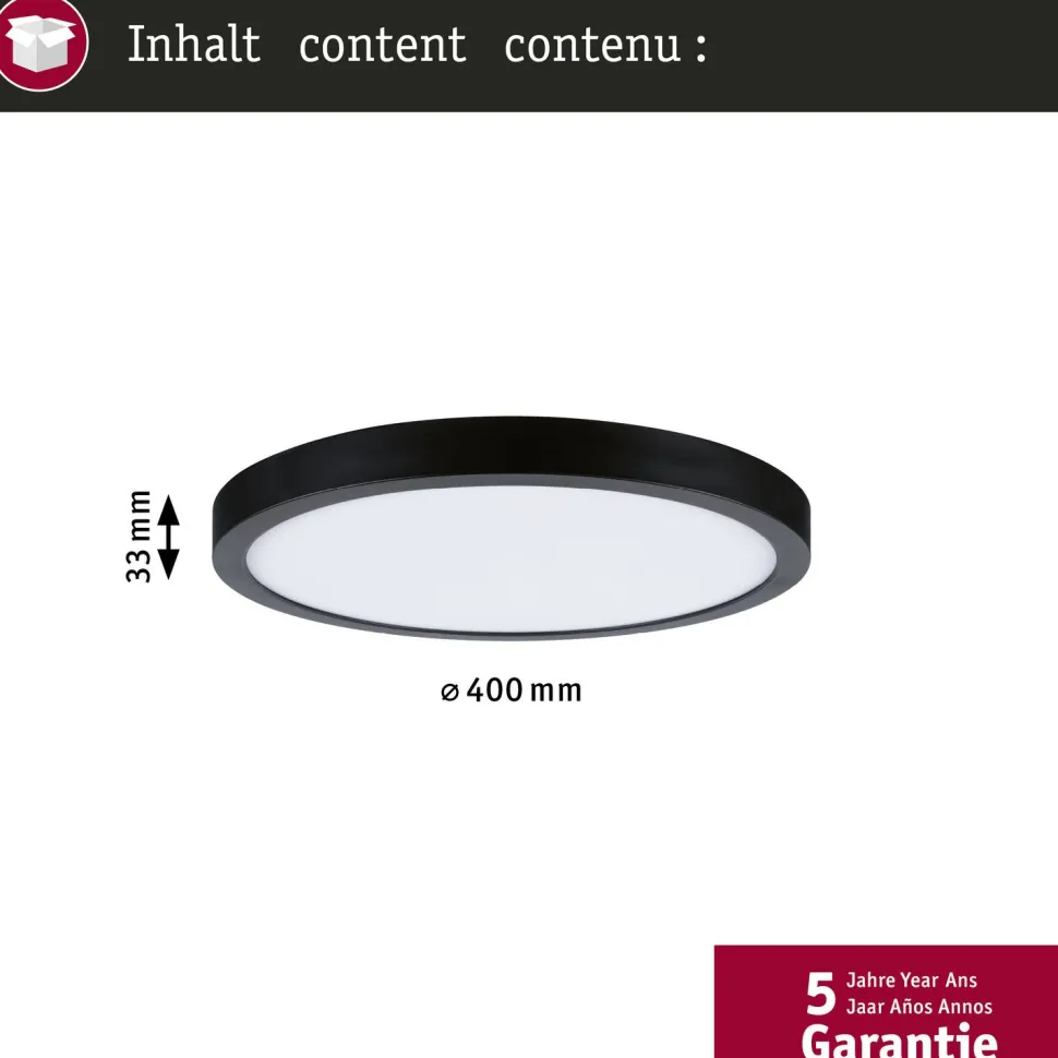 LED-paneeli Paulmann Abia 2 White Select hämäräohjatulla liiketunnistimella (HF) Ø170mm 9.5W 1100lm 2700-4000K, mattakromi