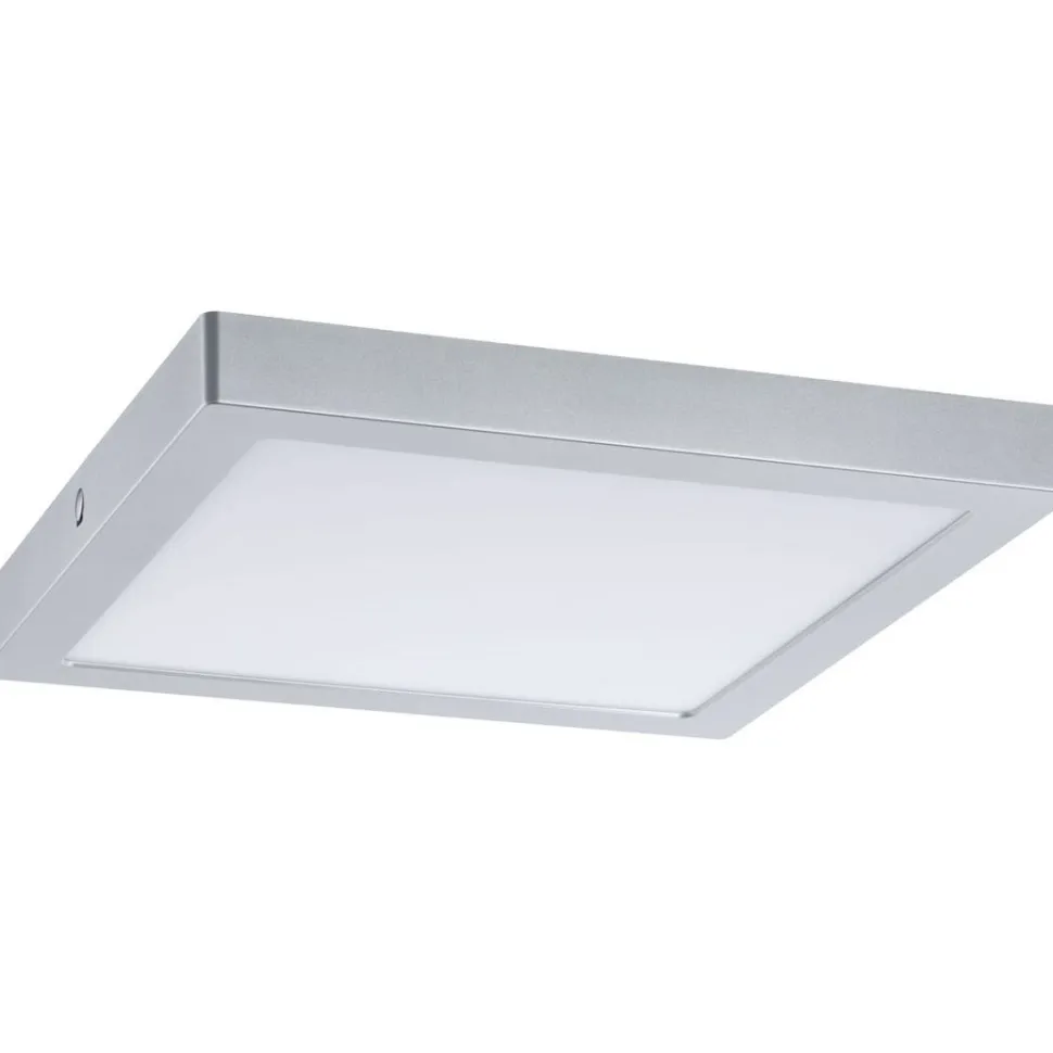 LED-paneeli Paulmann Abia, 30x30cm, 22W, 2700K, mattakromi