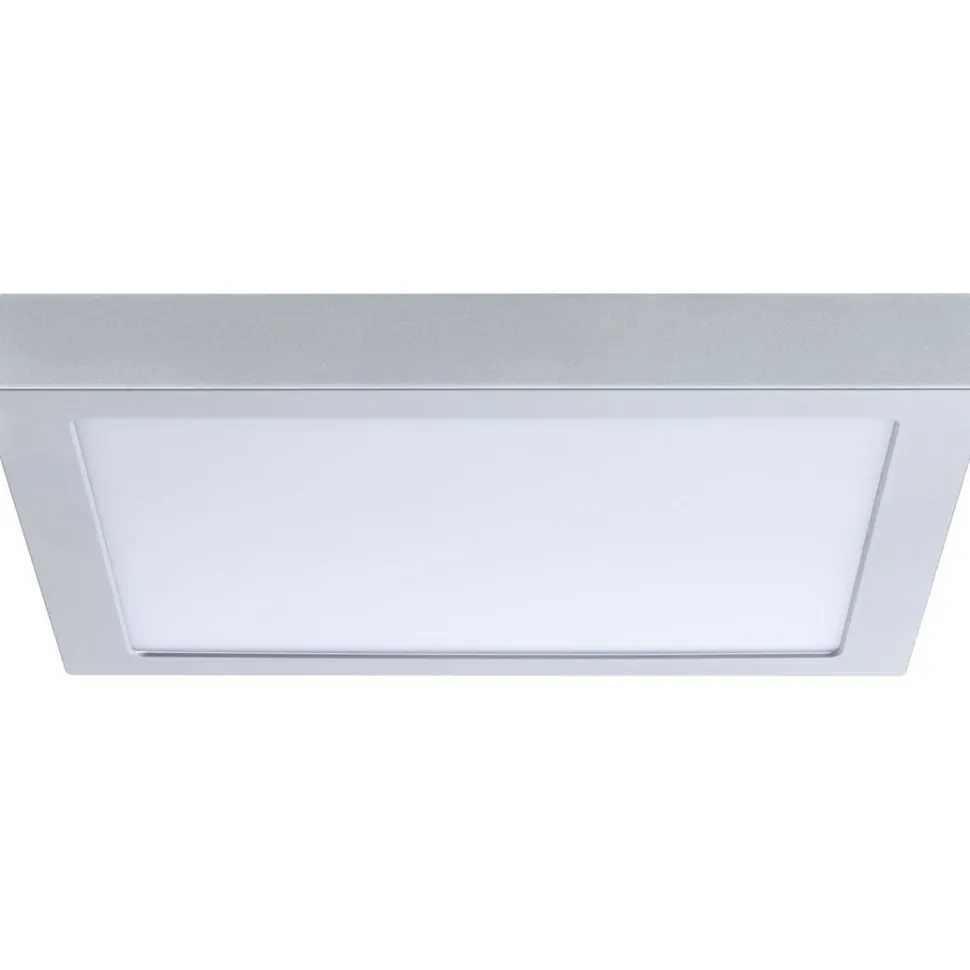 LED-paneeli Paulmann Abia, 30x30cm, 22W, 2700K, mattakromi