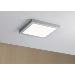 LED-paneeli Paulmann Abia, 30x30cm, 22W, 2700K, mattakromi