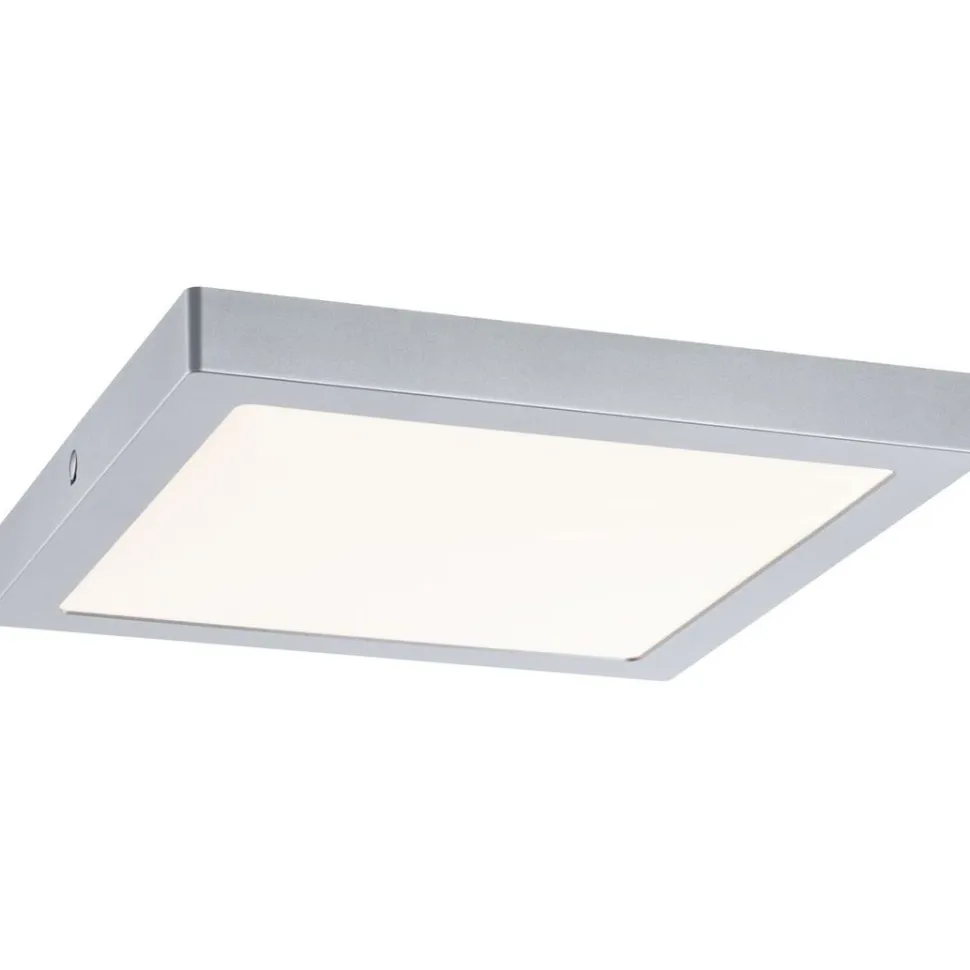 LED-paneeli Paulmann Abia, 30x30cm, 22W, 2700K, mattakromi
