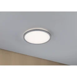 LED-paneeli Paulmann Atria Shine Backlight, Ø29.3cm, 16W, 3000K, mattakromi