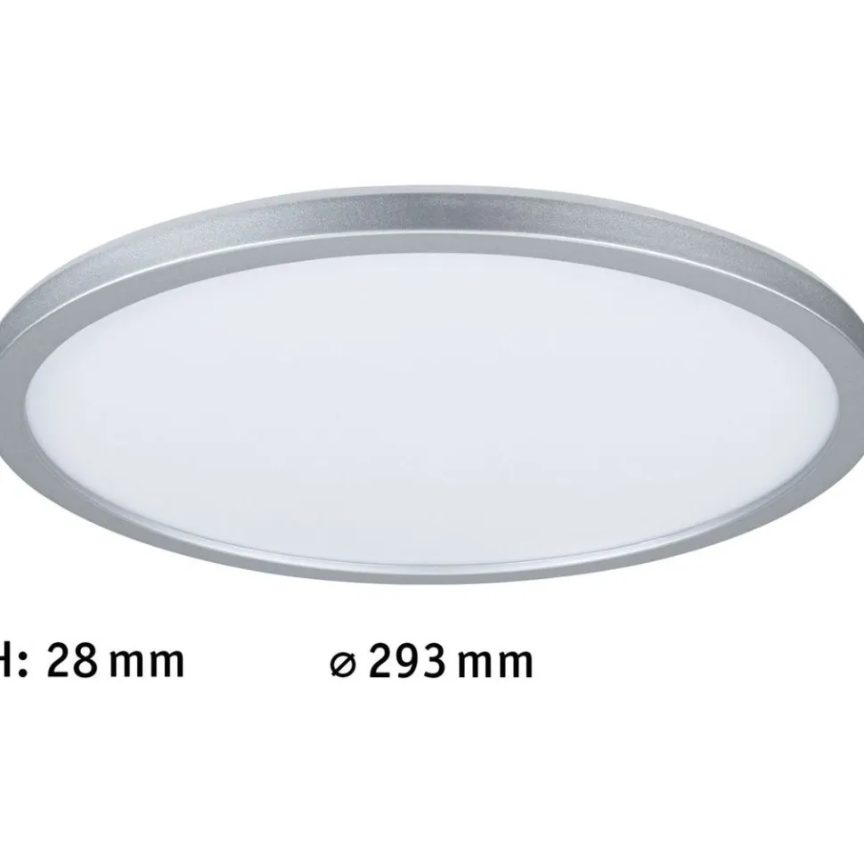 LED-paneeli Paulmann Atria Shine Backlight, Ø29.3cm, 16W, 3000K, mattakromi