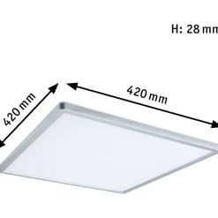LED-paneeli Paulmann Atria Shine Backlight, 42x42cm, 22W, 3000K, himmennettävä, musta
