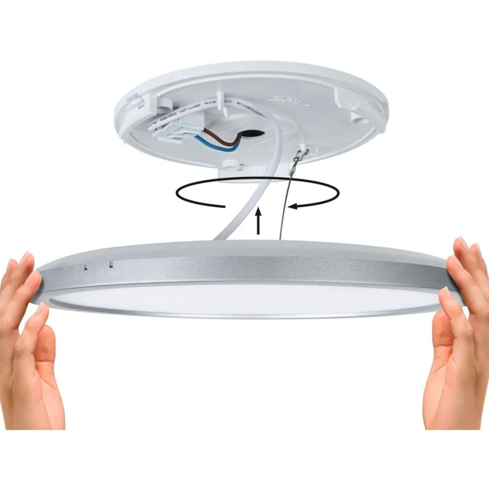 LED-paneeli Paulmann Atria Shine Backlight, 29.3x29.3cm, 16W, 3000K, musta