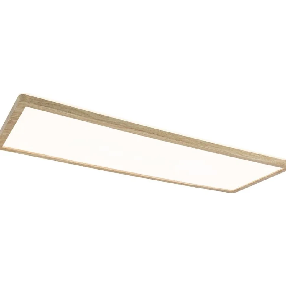 LED-paneeli Paulmann Atria Shine Backlight, IP44, 29.3x29.3cm, 16W, 4000K, puunruskea