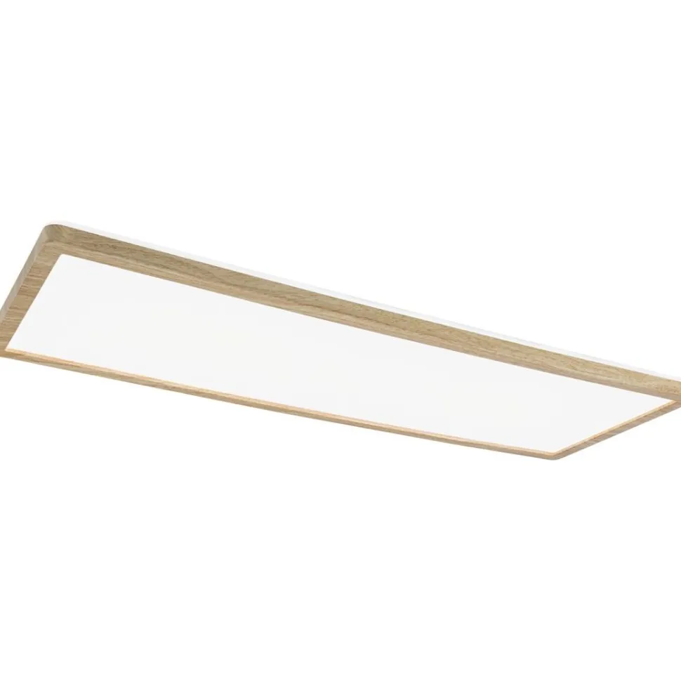 LED-paneeli Paulmann Atria Shine Backlight, IP44, 29.3x29.3cm, 16W, 4000K, puunruskea