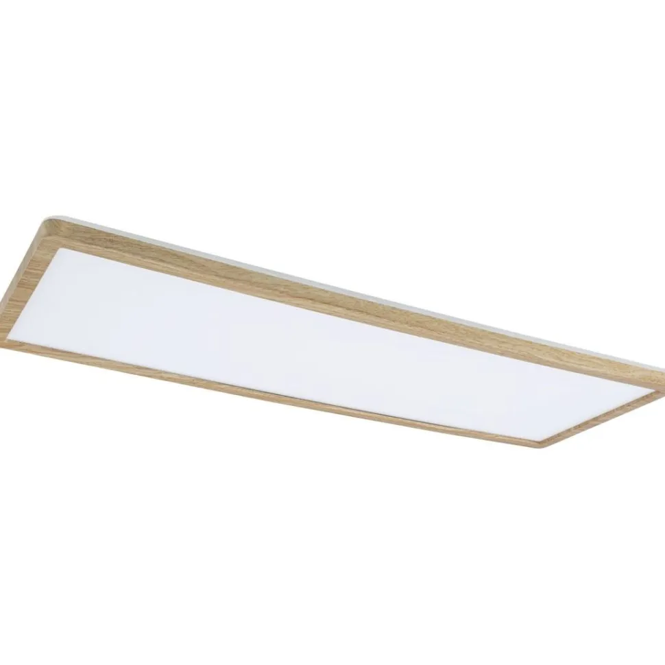 LED-paneeli Paulmann Atria Shine Backlight, IP44, 29.3x29.3cm, 16W, 4000K, puunruskea
