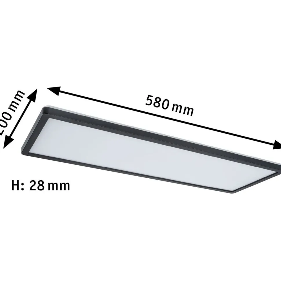 LED-paneeli Paulmann Atria Shine Backlight, 58x20cm, 22W, 4000K, himmennettävä, mattakromi