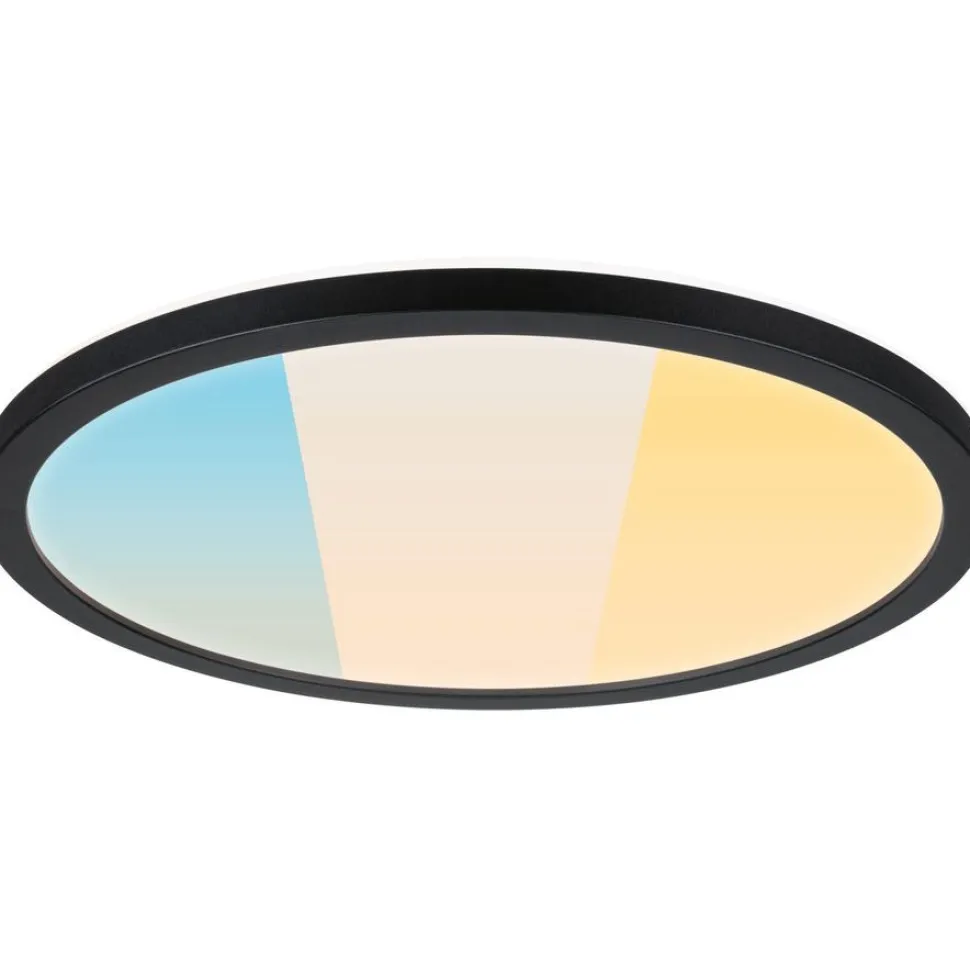 LED-paneeli Paulmann Atria Shine, pyöreä, Ø190mm, IP44, 7.6W, 1100lm, 3000-6500K, puukuvio