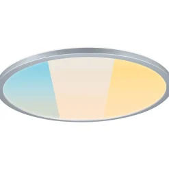 LED-paneeli Paulmann Atria Shine, pyöreä, Ø190mm, IP44, 7.6W, 1100lm, 3000-6500K, puukuvio