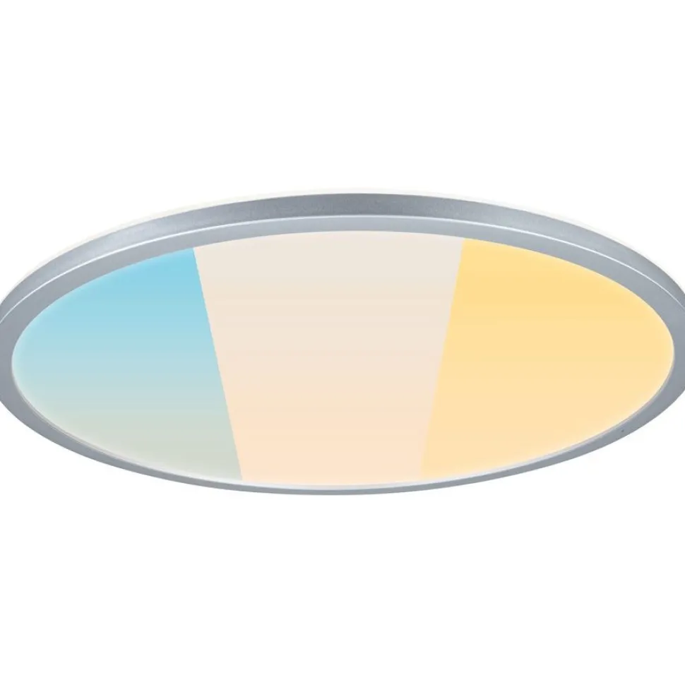 LED-paneeli Paulmann Atria Shine, pyöreä, Ø190mm, IP44, 7.6W, 1100lm, 3000-6500K, puukuvio