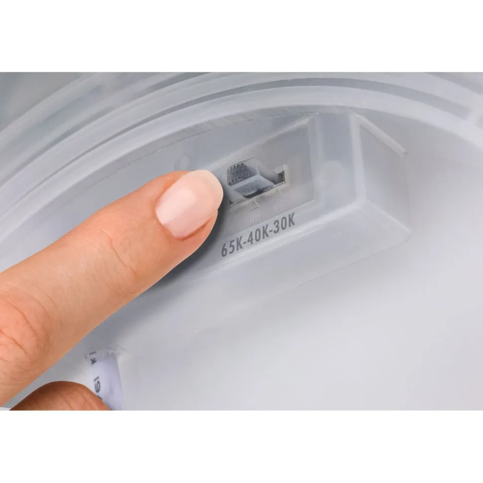 LED-paneeli Paulmann Atria Shine, pyöreä, Ø190mm, IP44, 7.6W, 1100lm, 3000-6500K, puukuvio