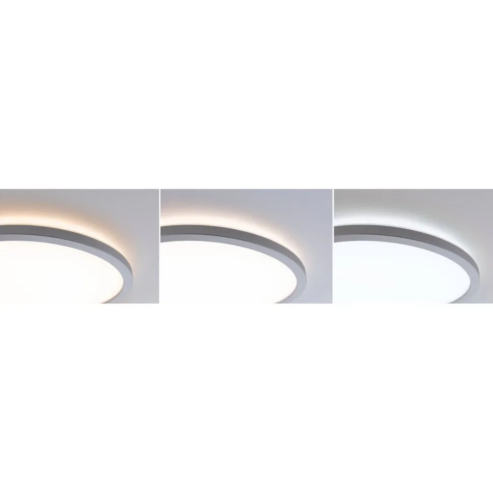 LED-paneeli Paulmann Atria Shine, pyöreä, Ø190mm, IP44, 7.6W, 1100lm, 3000-6500K, puukuvio
