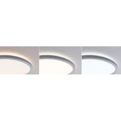 LED-paneeli Paulmann Atria Shine, pyöreä, Ø190mm, IP44, 7.6W, 1100lm, 3000-6500K, puukuvio