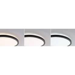 LED-paneeli Paulmann Atria Shine, pyöreä, Ø190mm, IP44, 7.6W, 1100lm, 3000-6500K, puukuvio