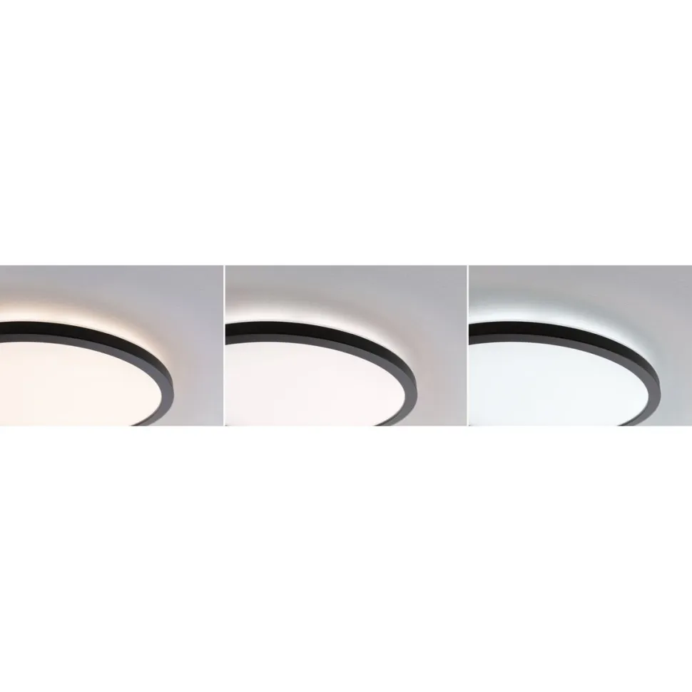 LED-paneeli Paulmann Atria Shine, pyöreä, Ø190mm, IP44, 7.6W, 1100lm, 3000-6500K, puukuvio
