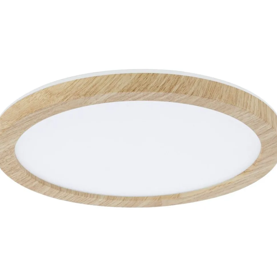 LED-paneeli Paulmann Atria Shine, pyöreä, Ø190mm, IP44, 7.6W, 1100lm, 3000-6500K, puukuvio