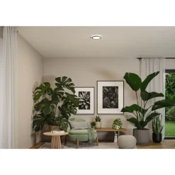 LED-paneeli Paulmann Atria Shine, pyöreä, Ø190mm, IP44, 7.6W, 1100lm, 3000-6500K, puukuvio