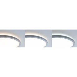 LED-paneeli Paulmann Atria Shine, pyöreä, Ø190mm, IP44, 7.6W, 1100lm, 3000-6500K, puukuvio
