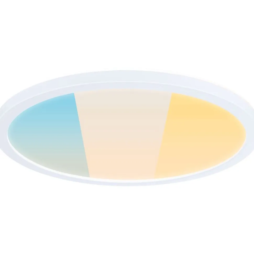 LED-paneeli Paulmann Atria Shine, pyöreä, Ø190mm, IP44, 7.6W, 1100lm, 3000-6500K, puukuvio