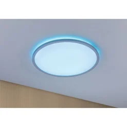 LED-paneeli Paulmann Atria Shine Backlight, Ø42cm, 20W, RGBW, himmennettävä, mattakromi
