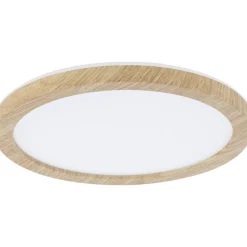 LED-paneeli Paulmann Atria Shine Backlight, IP44, Ø19cm, 11.2W, 4000K, puunruskea