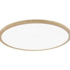 LED-paneeli Paulmann Atria Shine Backlight, IP44, Ø19cm, 11.2W, 4000K, puunruskea