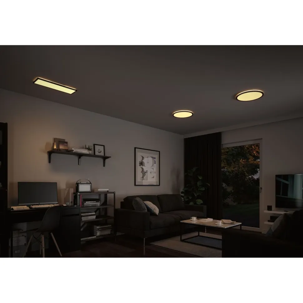 LED-paneeli Paulmann Atria Shine Backlight, Ø42cm, 22W, 3000K, himmennettävä, eri värejä