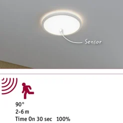 LED-paneeli Paulmann Atria Shine Backlight Ø190mm liiketunnistin 11.2W IP44 850lm 4000K valkoinen