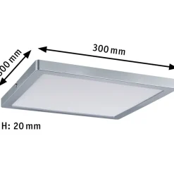 LED-paneeli Paulmann Atria, 30x30cm, 16.5W, 4000K, eri värejä